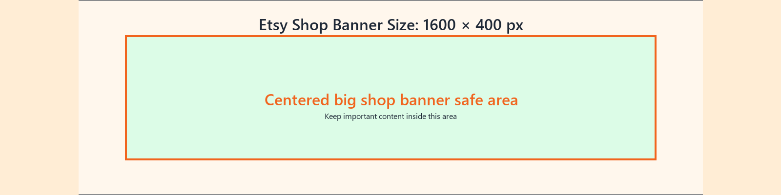 Etsy Shop Banner Template safe-area template preview